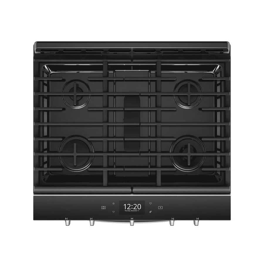 Whirlpool 5.8 Cu. Ft. Smart Slide-in Gas Range With Air Fry, When Connected - Fingerprint Resistant Stainless Steel (WEG750H0HZ)