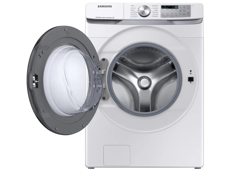 Samsung 4.5 cu. ft. Large Capacity Smart Front Load Washer with Super Speed Wash - White - White (WF45B6300AWUS)