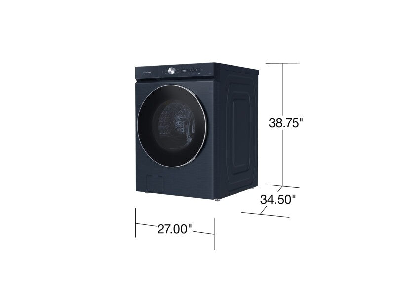Samsung Bespoke 5.3 cu. ft. Ultra Capacity Front Load Washer with AI OptiWash™ and Auto Dispense in Brushed Navy - Brushed Navy (WF53BB8900ADUS)