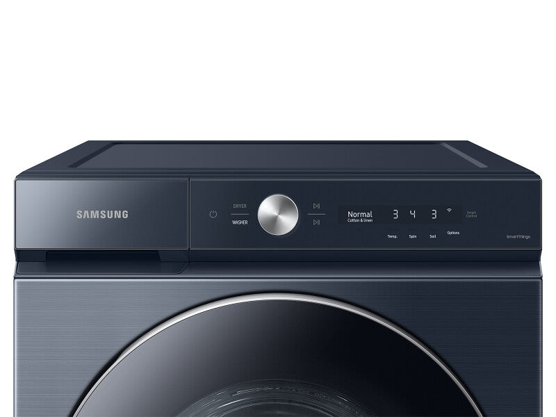 Samsung Bespoke 5.3 cu. ft. Ultra Capacity Front Load Washer with AI OptiWash™ and Auto Dispense in Brushed Navy - Brushed Navy (WF53BB8900ADUS)
