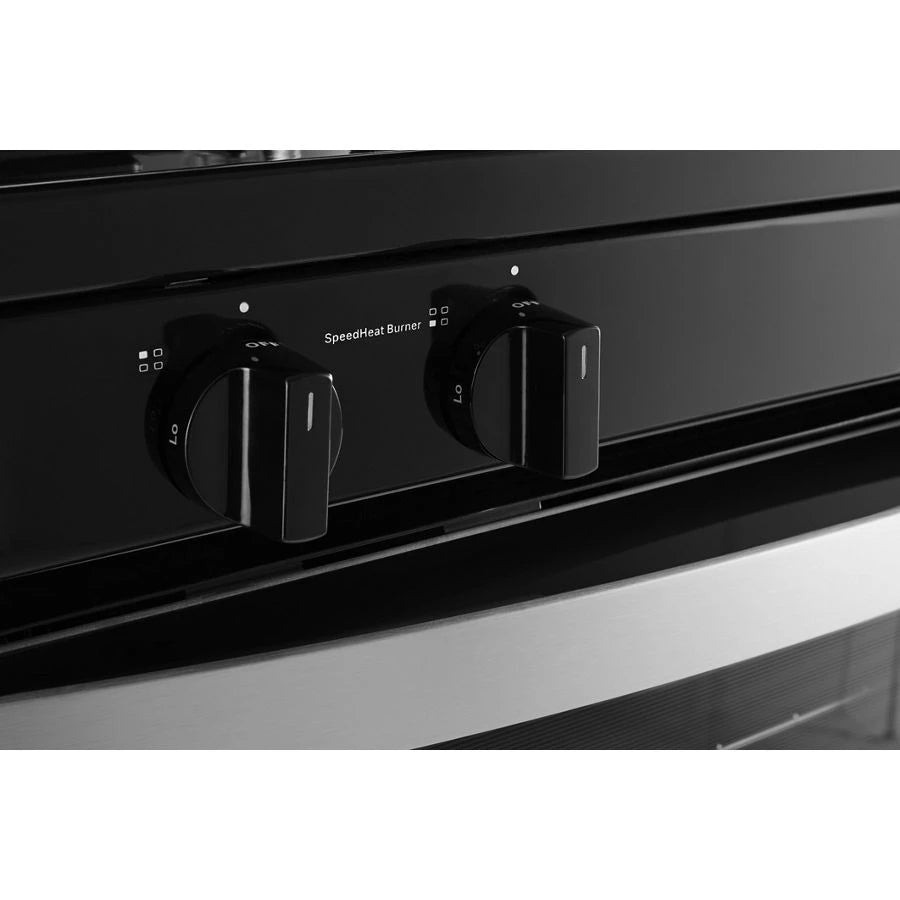 WHIRLPOOL 5.1 Cu. Ft. Freestanding Gas Range with Broiler Drawer - Stainless Steel (WFG320M0MS)