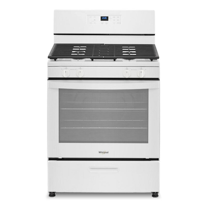 Whirlpool 5.1 Cu. Ft. Freestanding Gas Range with Broiler Drawer - White (WFG320M0MW)