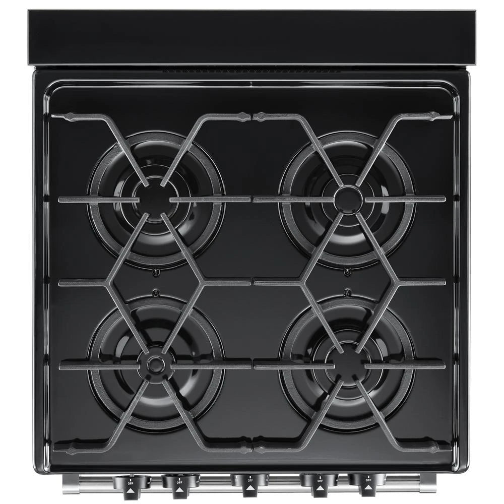Whirlpool 24-inch Freestanding Gas Range with Sealed Burners - Stainless Steel (WFG500M4HS)