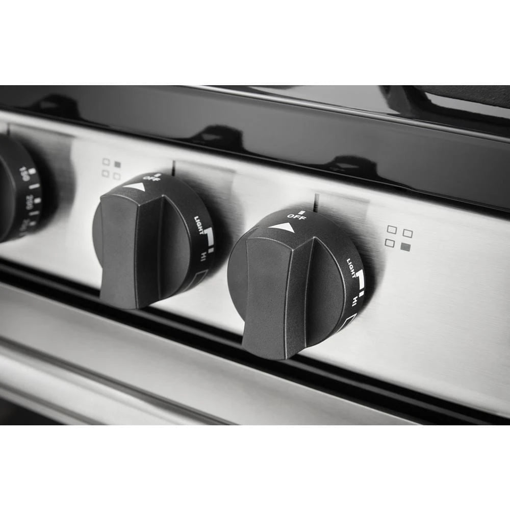 WHIRLPOOL 24-inch Freestanding Gas Range with Sealed Burners - Stainless Steel (WFG500M4HS)