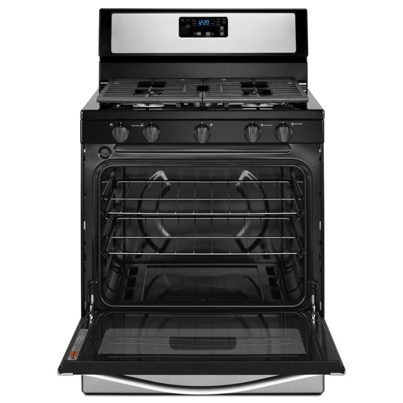 Whirlpool Whirlpool® 5.1 Cu. Ft. Freestanding 5-Burner Gas Stove - Stainless Steel (WFG505M0BS)