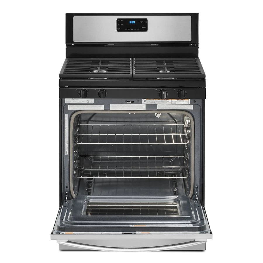 WHIRLPOOL 5.0 cu. ft. Whirlpool® gas range with SpeedHeat™ burner - Stainless Steel (WFG515S0JS)