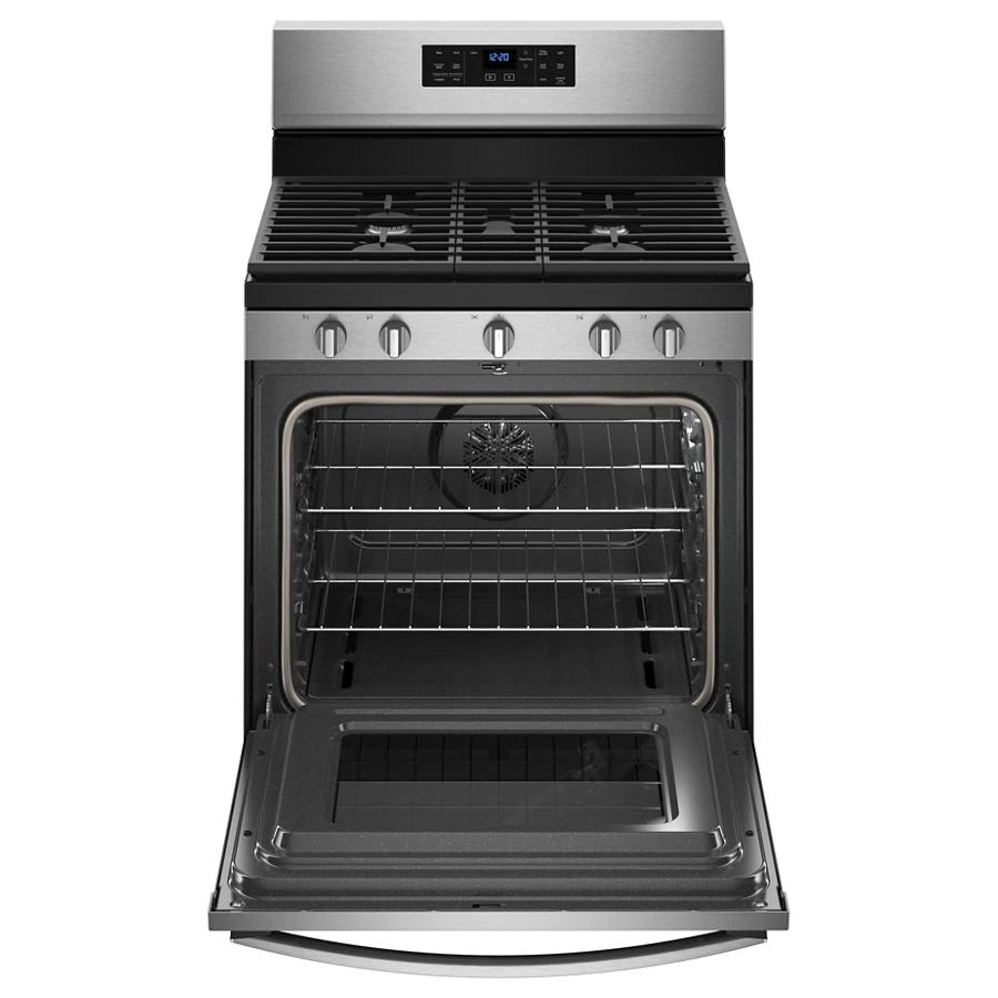 Whirlpool 5.0 cu. ft. Whirlpool® gas convection oven with Frozen Bake™ technology - Fingerprint Resistant Stainless Steel (WFG550S0HZ)