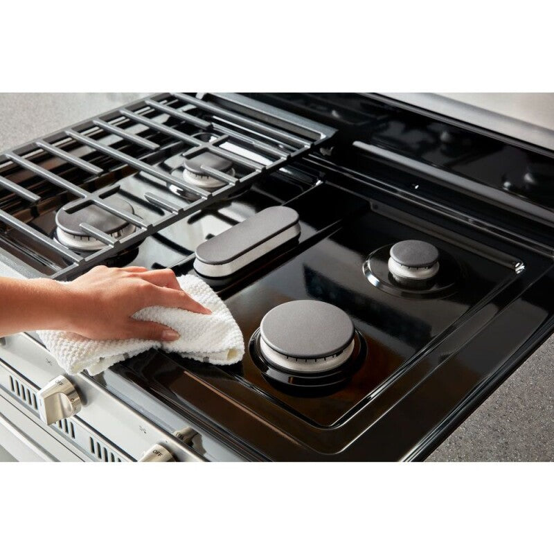 Whirlpool 5.0 cu. ft.gas convection oven with Frozen Bake technology - Fingerprint Resistant Stainless Steel (WFG550S0HZ)