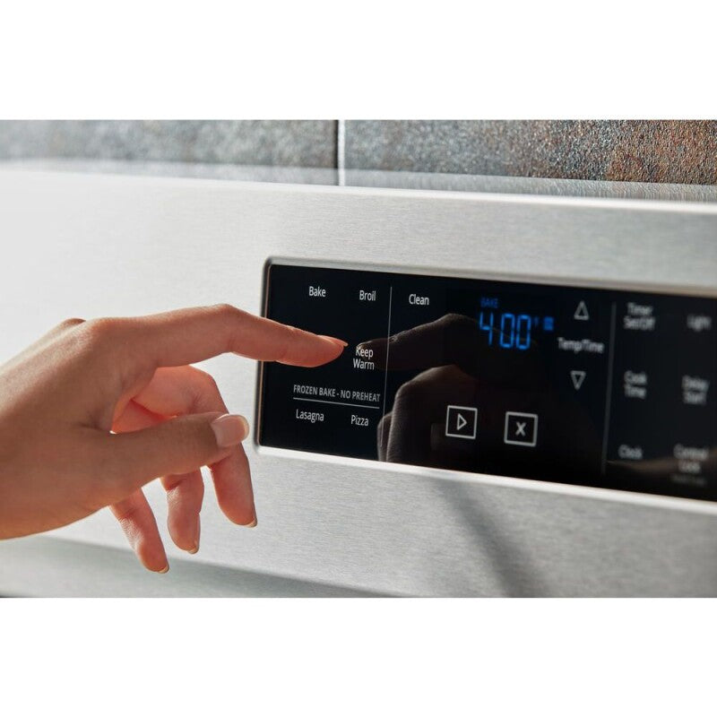 Whirlpool 5.0 cu. ft.gas convection oven with Frozen Bake technology - Fingerprint Resistant Stainless Steel (WFG550S0HZ)