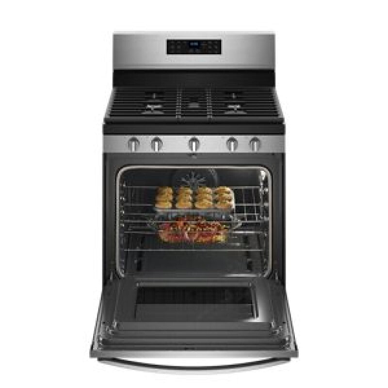Whirlpool 5.0 cu. ft.gas convection oven with Frozen Bake technology - Fingerprint Resistant Stainless Steel (WFG550S0HZ)