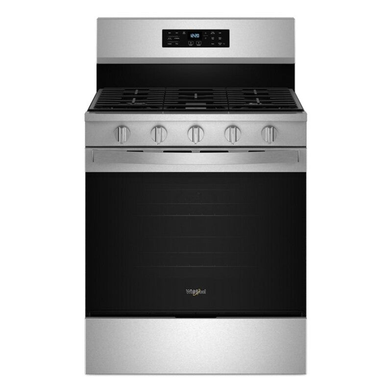 Whirlpool 30-inch Gas Range with Air Cooking Technology, No Preheat Air Fry and Air Baking and Self Clean - Fingerprint Resistant Stainless Steel (WFGS5030RZ)