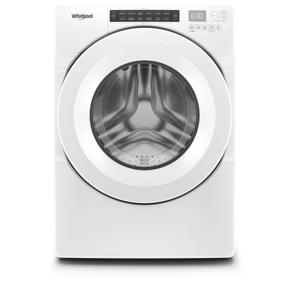 WHIRLPOOL 4.3 cu. ft. Closet-Depth Front Load Washer with Intuitive Controls - White (WFW560CHW)