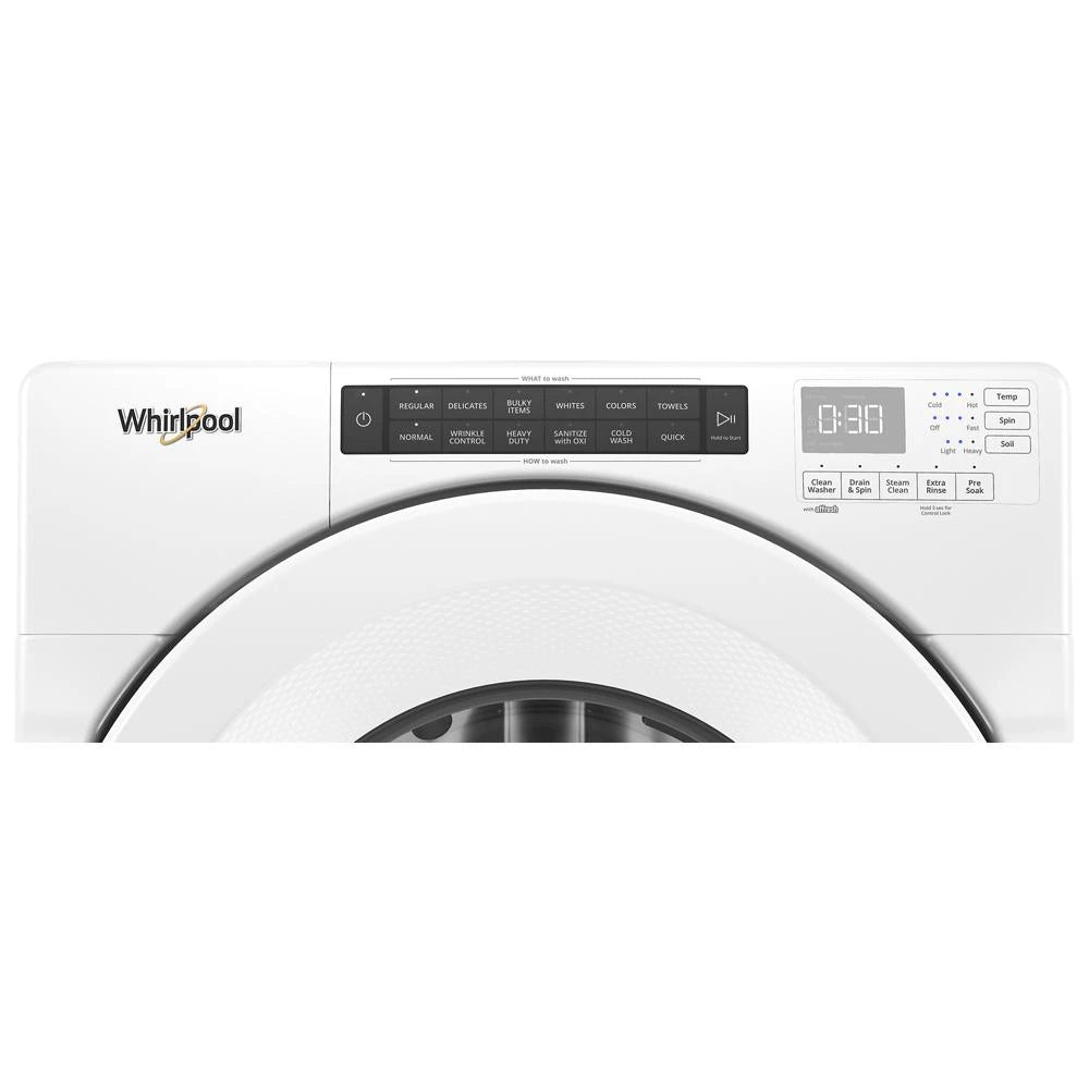 WHIRLPOOL 4.3 cu. ft. Closet-Depth Front Load Washer with Intuitive Controls - White (WFW560CHW)
