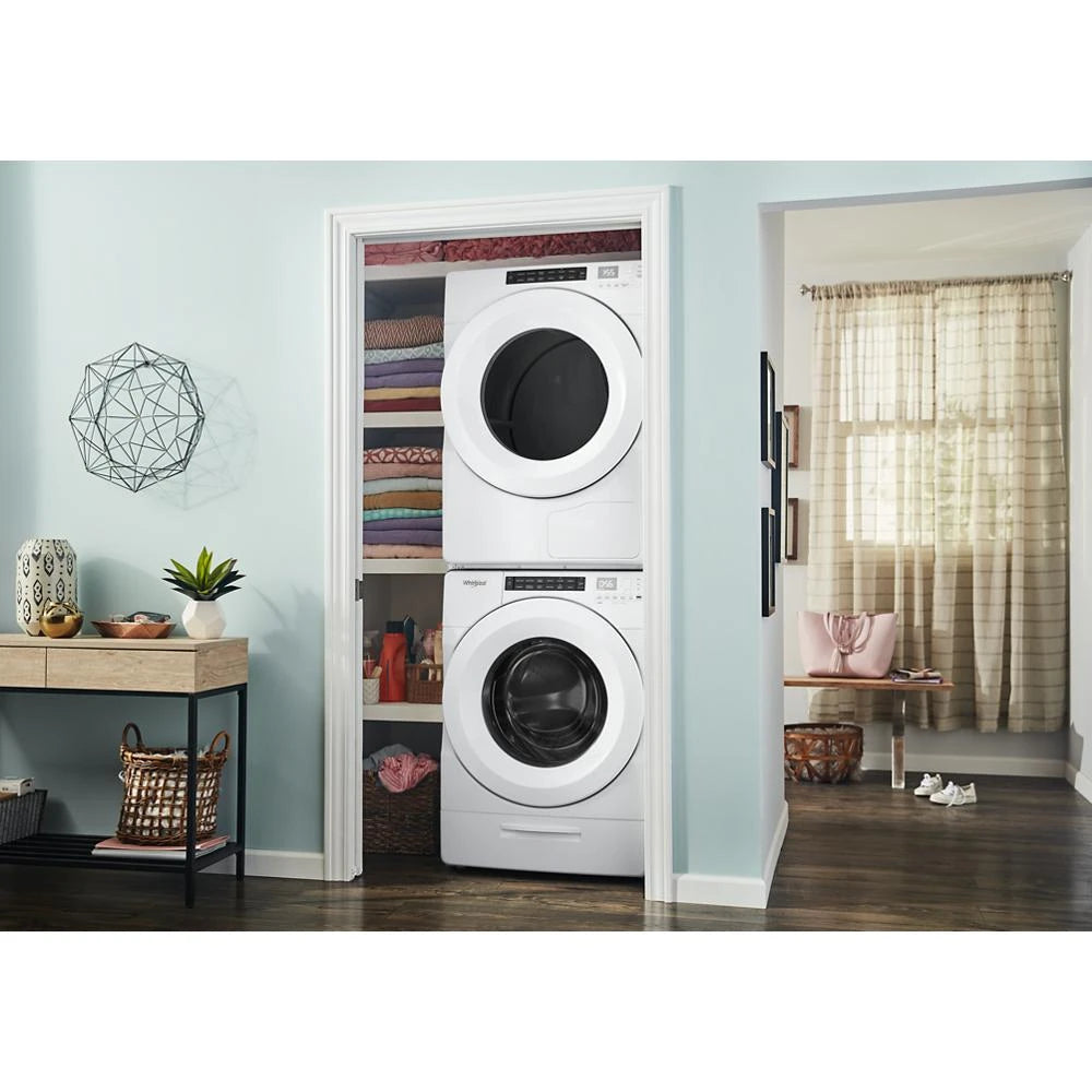 WHIRLPOOL 4.3 cu. ft. Closet-Depth Front Load Washer with Intuitive Controls - White (WFW560CHW)