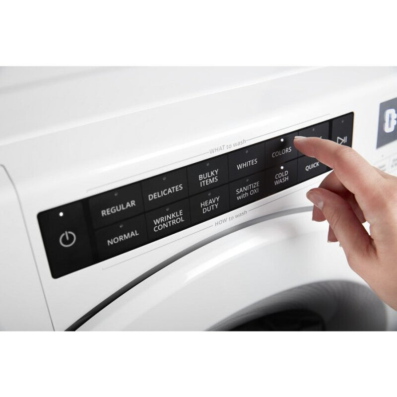 Whirlpool 4.3 cu. ft. Closet-Depth Front Load Washer with Intuitive Controls - White (WFW560CHW)