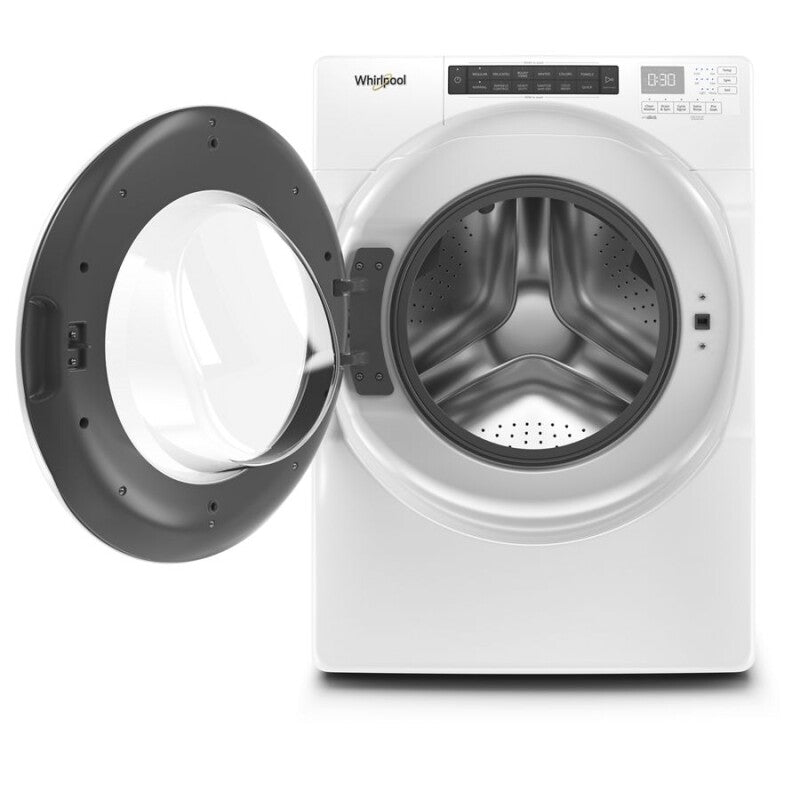 Whirlpool 4.3 cu. ft. Closet-Depth Front Load Washer with Intuitive Controls - White (WFW560CHW)