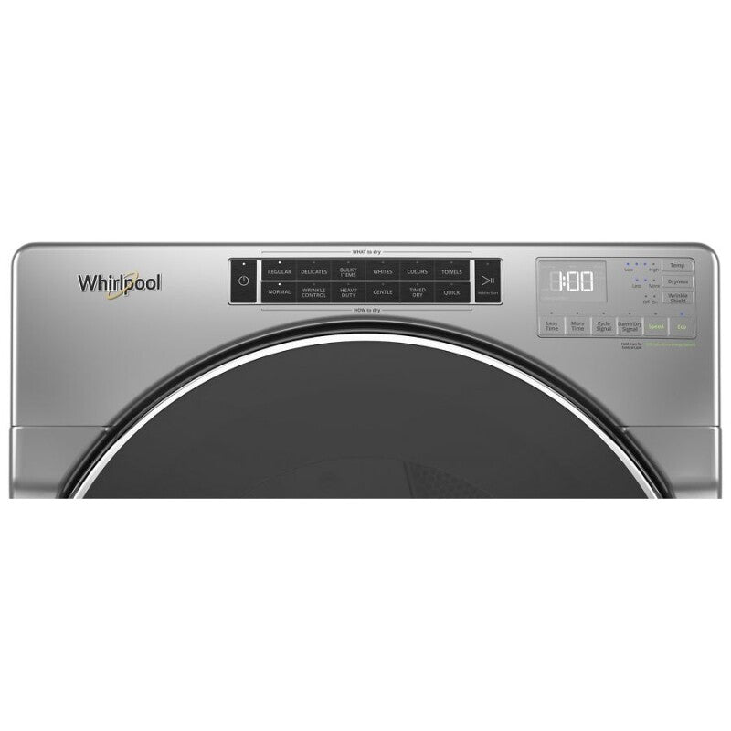 Whirlpool 5.0 cu. ft. Front Load Washer with Load & Go™ XL Dispenser - Chrome Shadow (WFW8620HC)