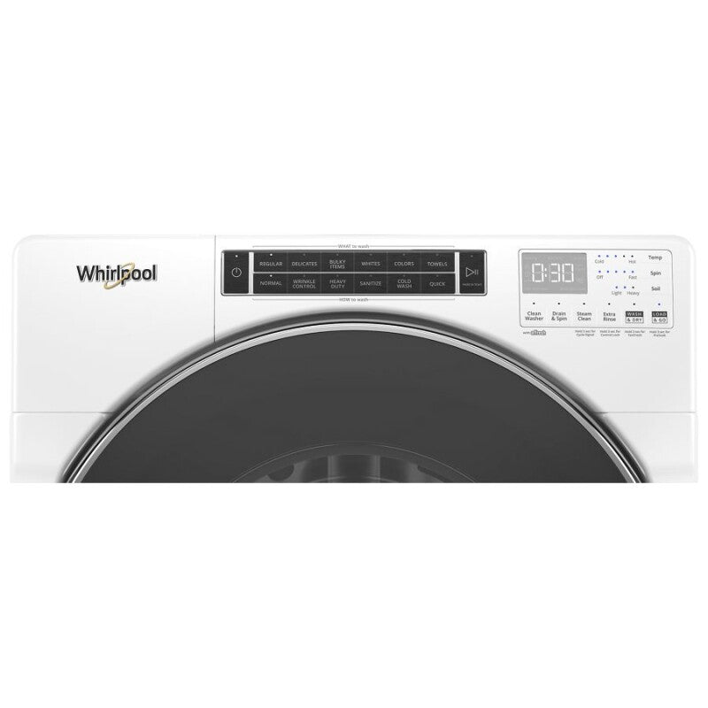 Whirlpool 5.0 cu. ft. Front Load Washer with Load & Go™ XL Dispenser - White (WFW8620HW)