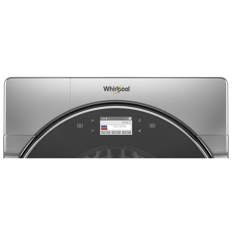 Whirlpool 5.0 cu. ft. Smart Front Load Washer with Load & Go™ XL Plus Dispenser - Chrome Shadow (WFW9620HC)