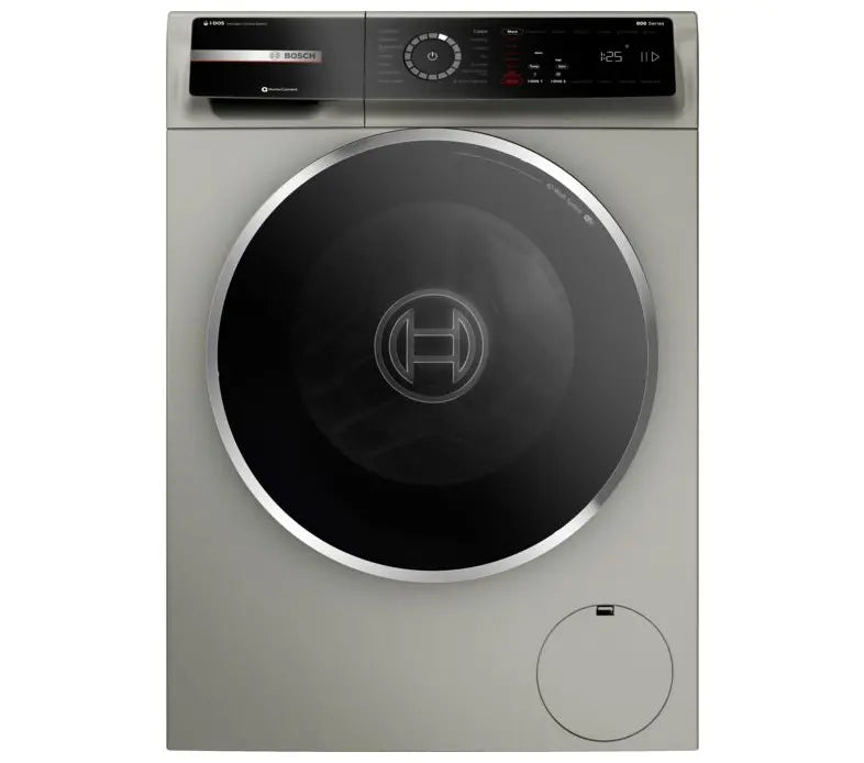 Bosch 800 Series Compact Washer - Pearl Steel (WGB246AXUC)