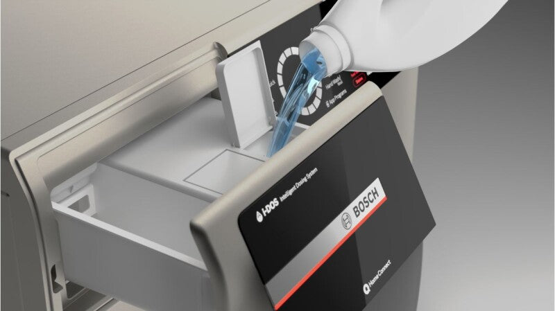 Bosch 800 Series Compact Washer - Pearl Steel (WGB246AXUC)