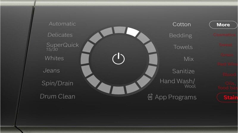 Bosch 800 Series Compact Washer - Pearl Steel (WGB246AXUC)