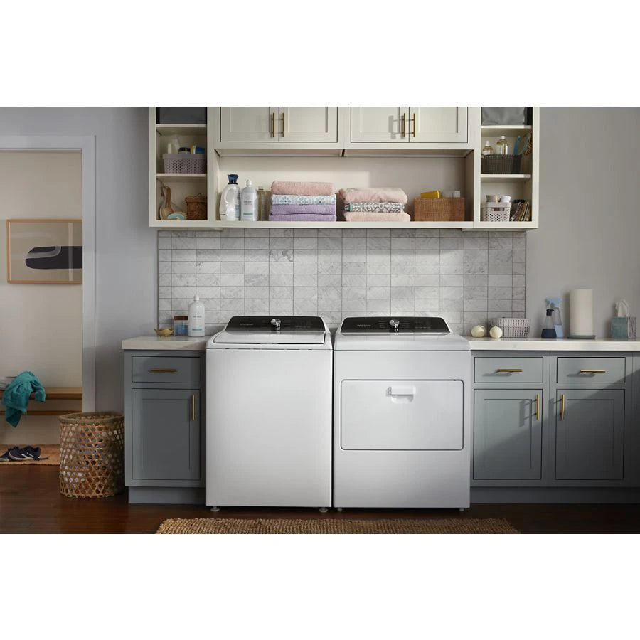 WHIRLPOOL 7.0 Cu. Ft. Top Load Gas Moisture Sensing Dryer - White (WGD5010LW)