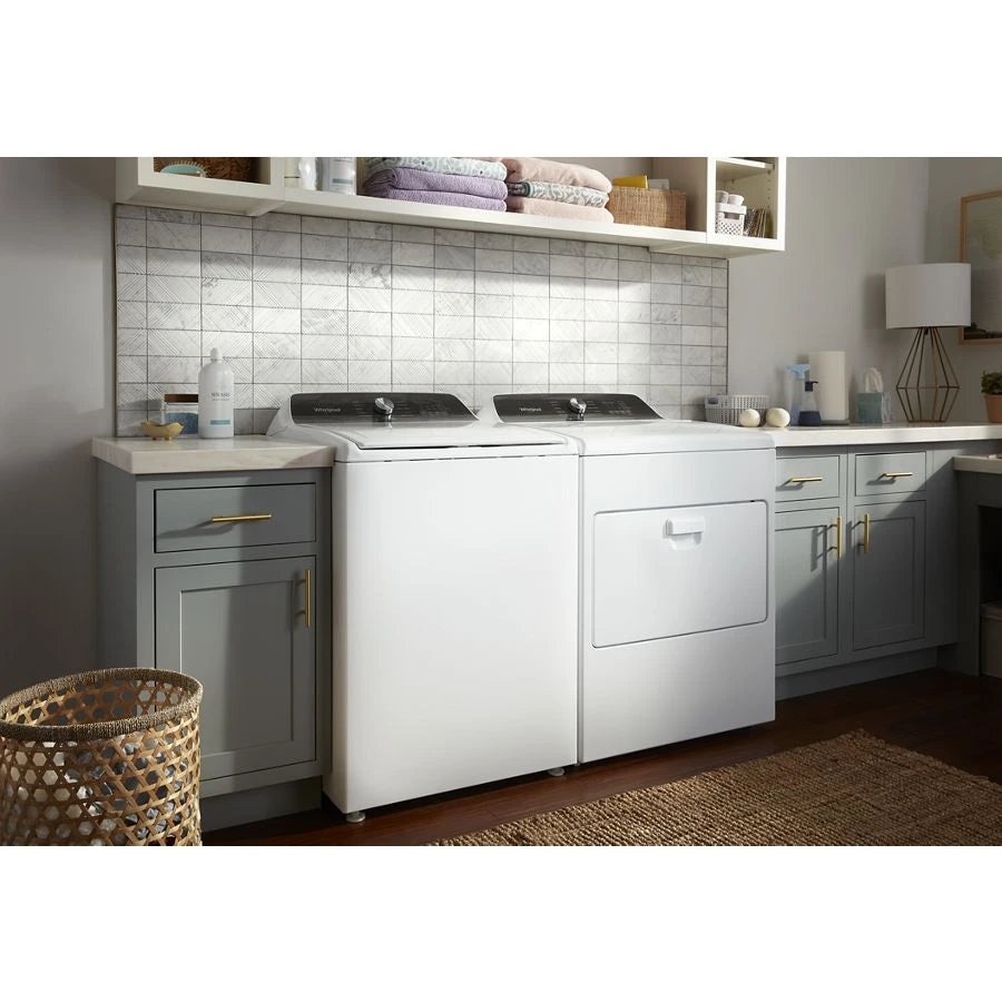 WHIRLPOOL 7.0 Cu. Ft. Top Load Gas Moisture Sensing Dryer - White (WGD5010LW)