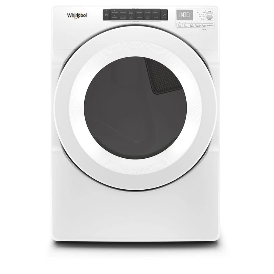 Whirlpool 7.4 cu.ft Front Load Long Vent Gas Dryer with Intuitive Controls - White (WGD560LHW)