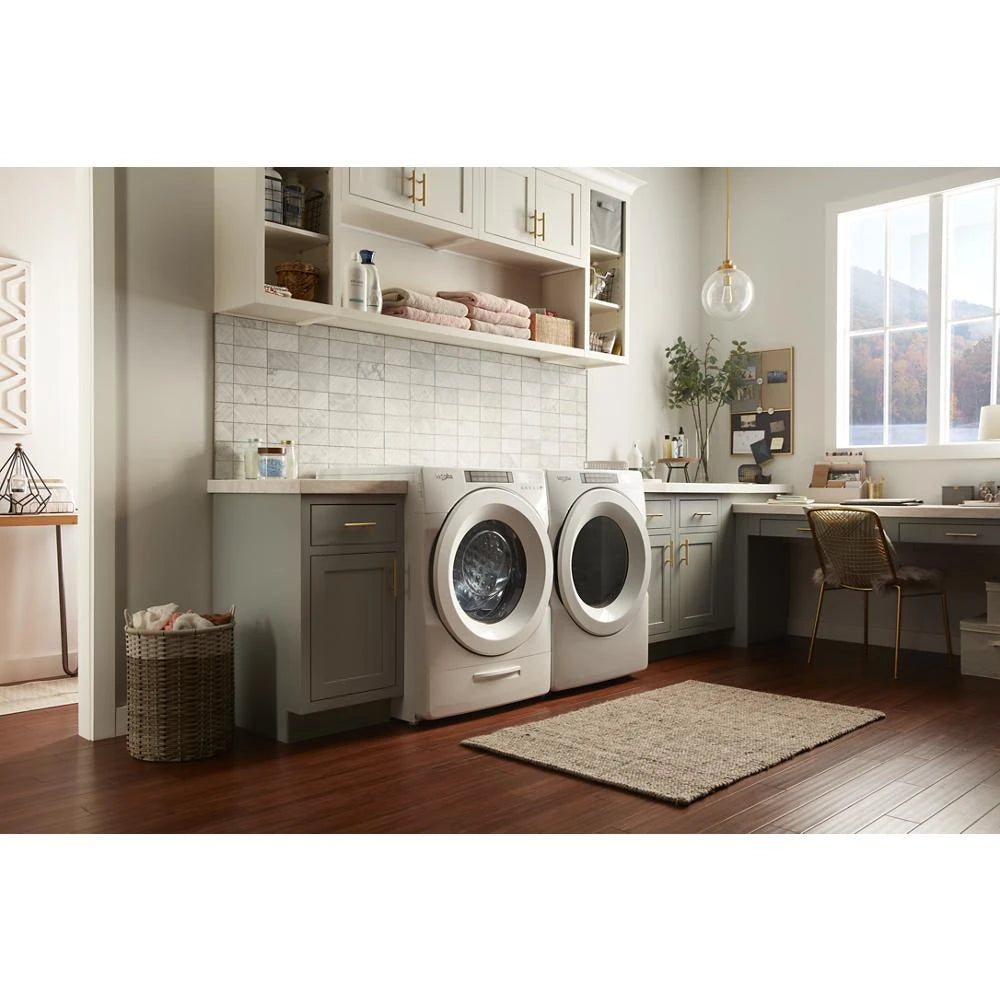 WHIRLPOOL 7.4 cu. ft. Front Load Gas Dryer with Intuitive Touch Controls - White (WGD5620HW)