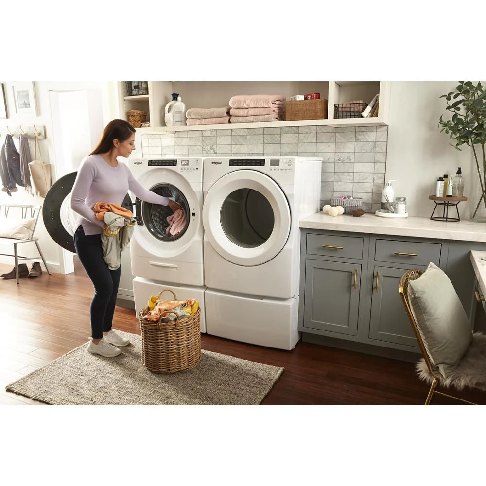 WHIRLPOOL 7.4 cu. ft. Front Load Gas Dryer with Intuitive Touch Controls - White (WGD5620HW)