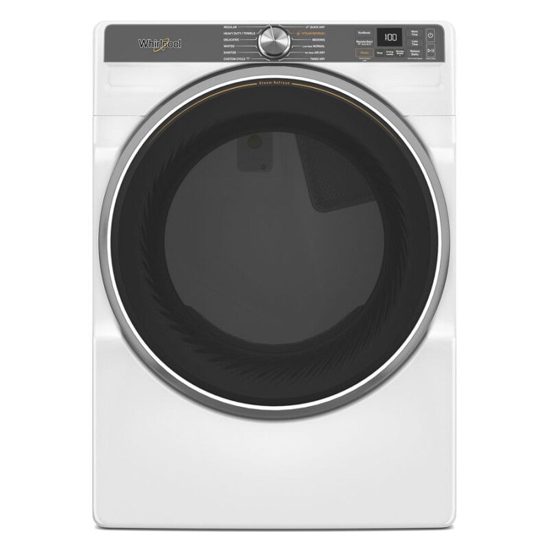 Whirlpool 7.4 cu. ft. Smart Front Load ENERGY STAR® Gas Dryer with Steam Capabilities - White (WGD6720RW)
