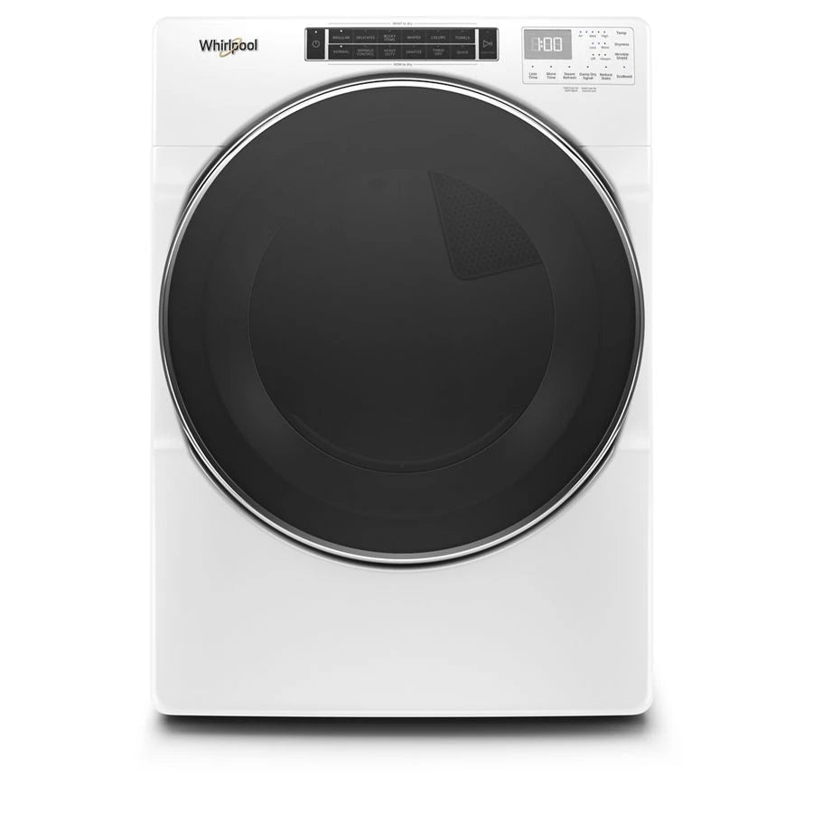 WHIRLPOOL 7.4 cu. ft. Front Load Gas Dryer with Steam Cycles - White (WGD8620HW)