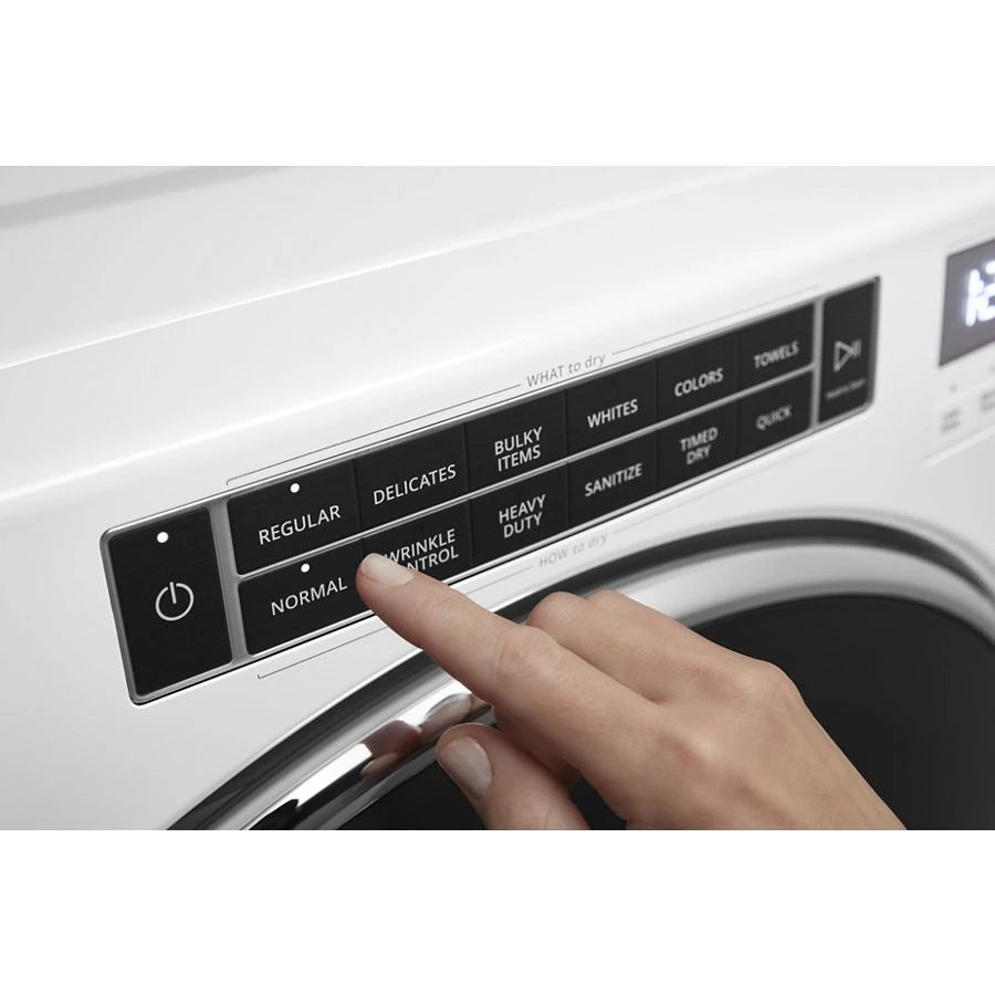 WHIRLPOOL 7.4 cu. ft. Front Load Gas Dryer with Steam Cycles - White (WGD8620HW)