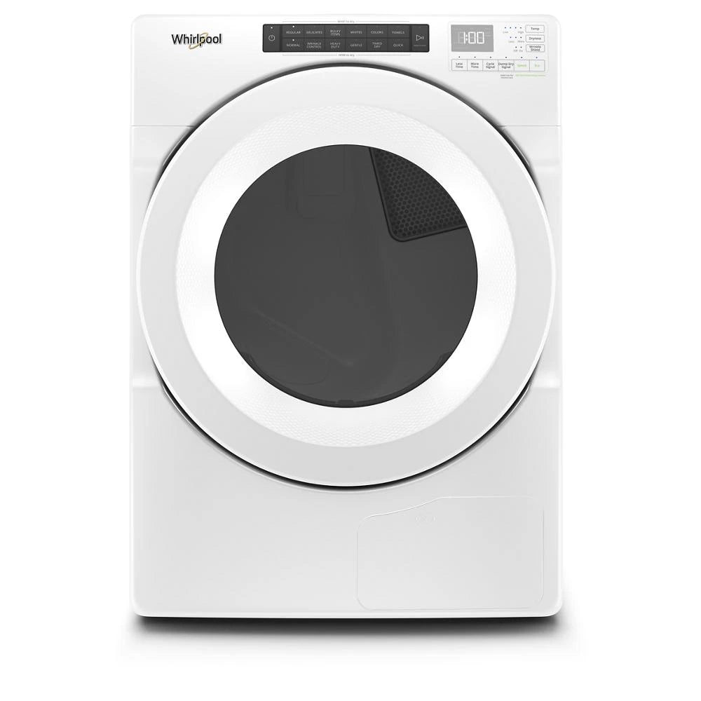 WHIRLPOOL 7.4 cu.ft Front Load Heat Pump Dryer with Intiutitive Touch Controls, Advanced Moisture Sensing - White (WHD560CHW)