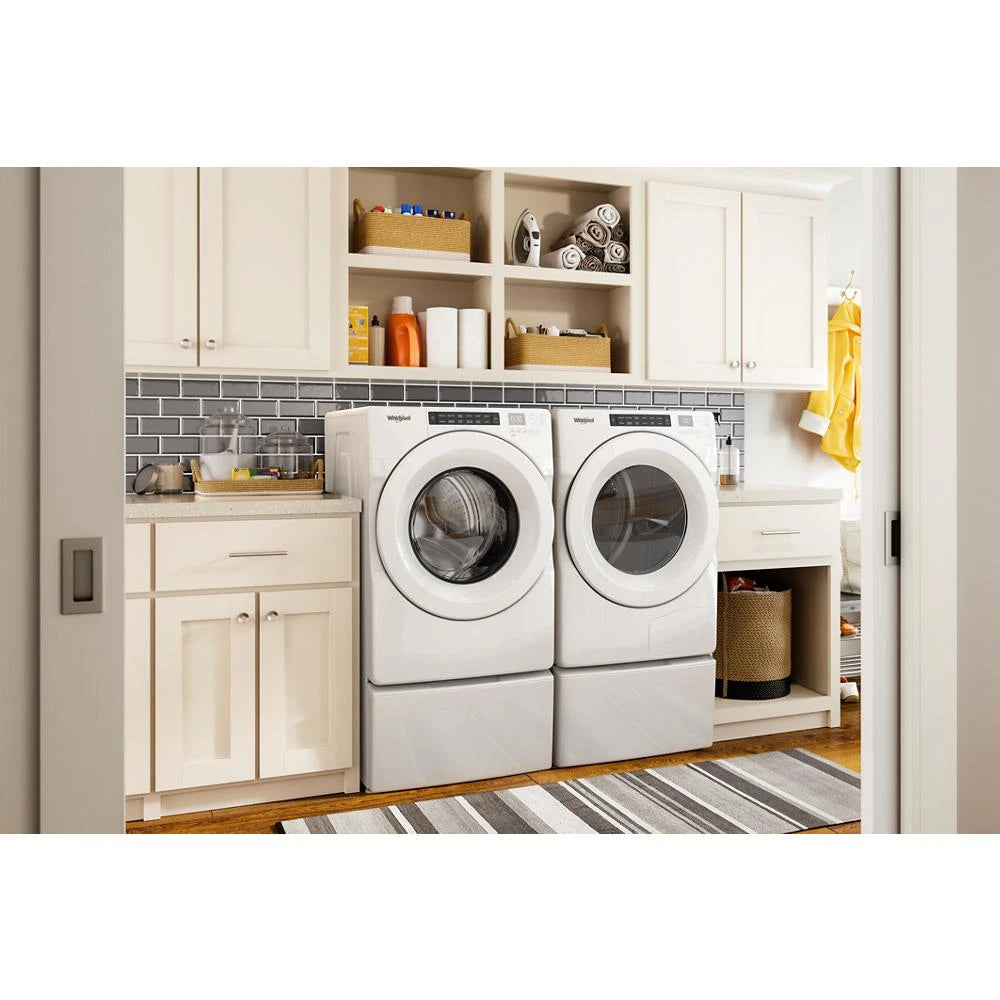 WHIRLPOOL 7.4 cu.ft Front Load Heat Pump Dryer with Intiutitive Touch Controls, Advanced Moisture Sensing - White (WHD560CHW)