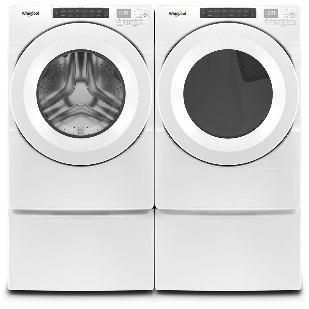 WHIRLPOOL 7.4 cu.ft Front Load Heat Pump Dryer with Intiutitive Touch Controls, Advanced Moisture Sensing - White (WHD560CHW)