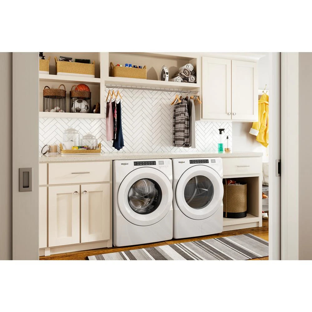 WHIRLPOOL 7.4 cu.ft Front Load Heat Pump Dryer with Intiutitive Touch Controls, Advanced Moisture Sensing - White (WHD560CHW)