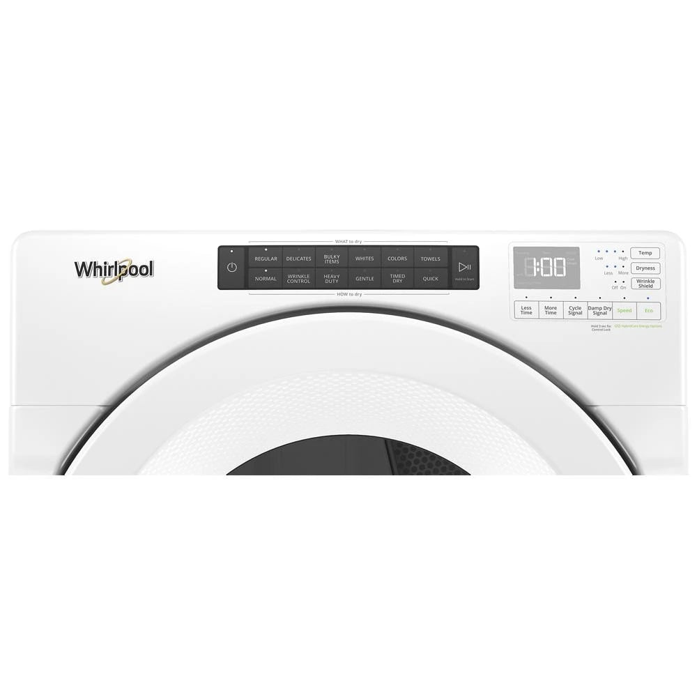 WHIRLPOOL 7.4 cu.ft Front Load Heat Pump Dryer with Intiutitive Touch Controls, Advanced Moisture Sensing - White (WHD560CHW)