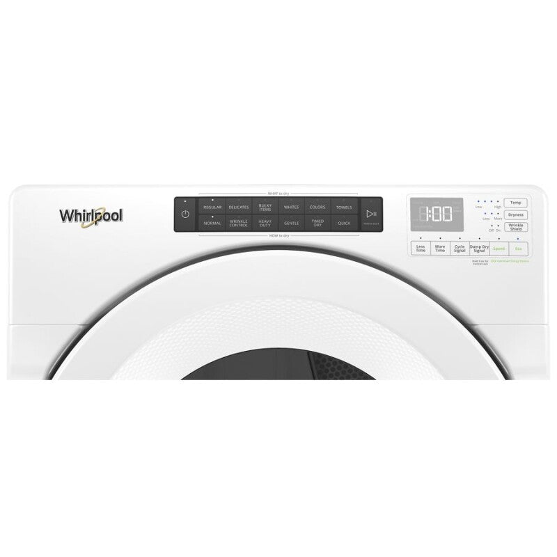 Whirlpool 7.4 cu.ft Front Load Heat Pump Dryer with Intiutitive Touch Controls, Advanced Moisture Sensing - White (WHD560CHW)