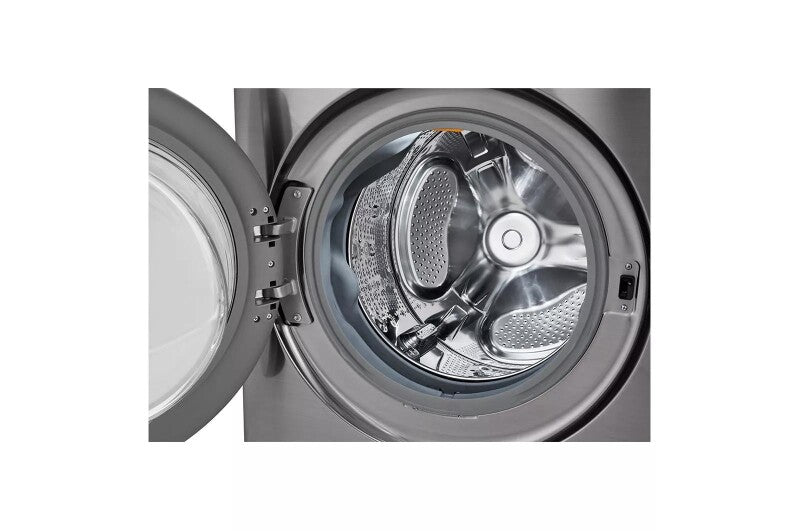 LG Single Unit Front Load Washtower™ With Center Control™ 4.5 Cu. Ft. Washer And 7.4 Cu. Ft. Gas Dryer - Graphite Steel (WKG101HVA)