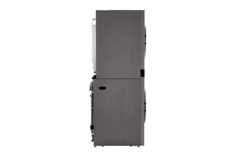 LG Single Unit Front Load Washtower™ With Center Control™ 4.5 Cu. Ft. Washer And 7.4 Cu. Ft. Gas Dryer - Graphite Steel (WKG101HVA)