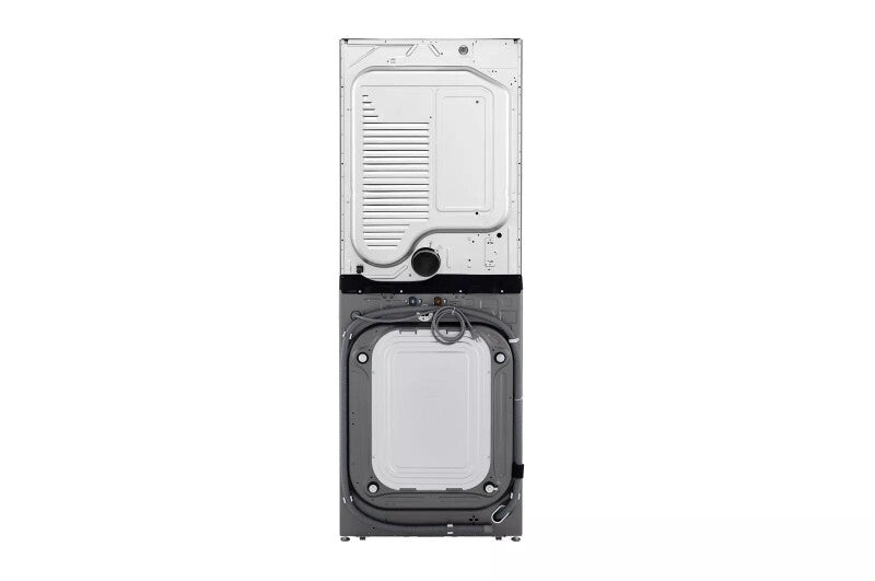 LG Single Unit Front Load LG WashTower™ with Center Control™ 4.5 cu. ft. Washer and 7.4 cu. ft. Gas Dryer - Graphite Steel (WKG101HVA)