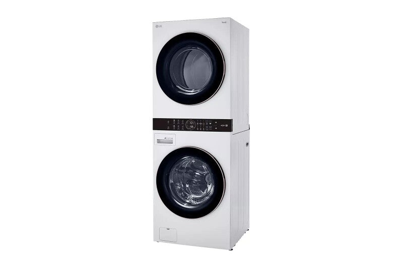 LG Single Unit Front Load Washtower™ With Center Control™ 4.5 Cu. Ft. Washer And 7.4 Cu. Ft. Gas Dryer - White (WKG101HWA)
