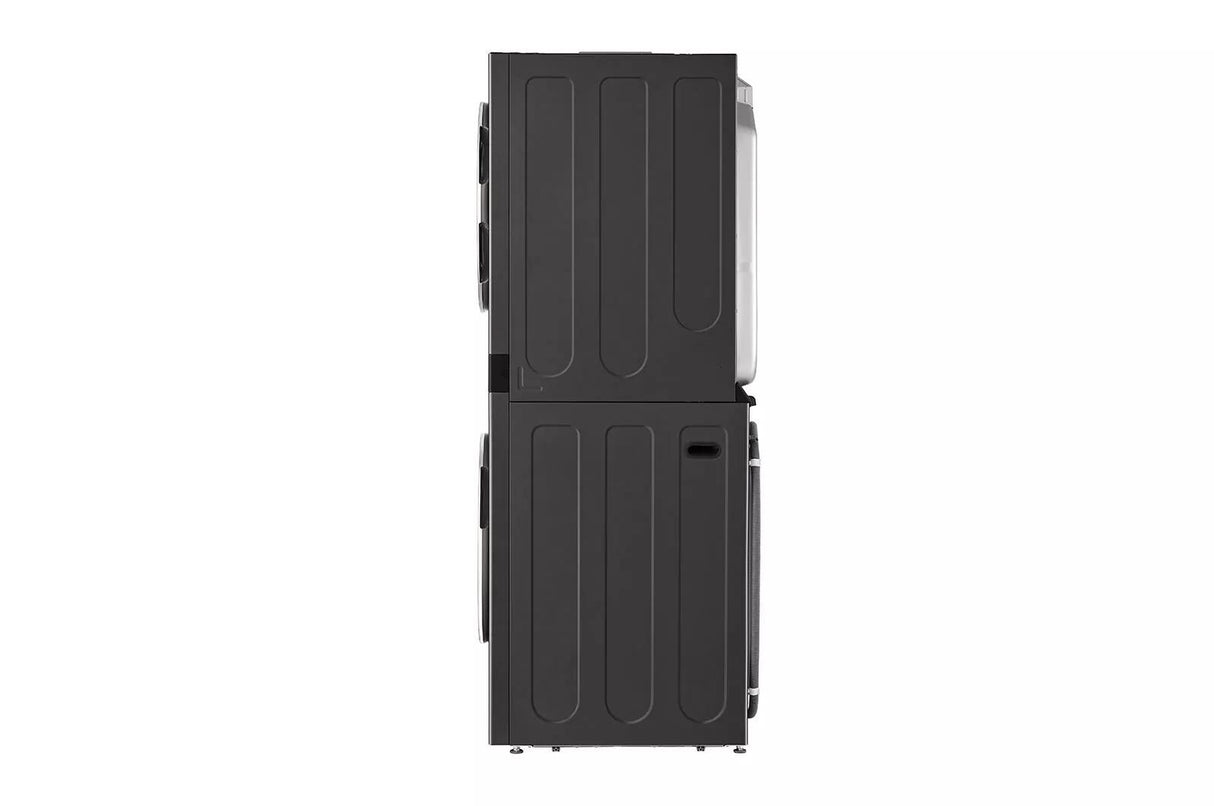 LG Single Unit Front Load LG WashTower™ with Center Control™ 4.5 cu. ft. Washer and 7.4 cu. ft. Gas Dryer - Black (WKGX201HBA)