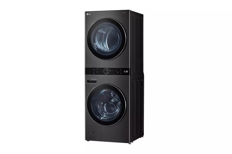 LG LG WashTower™ Single Unit Front Load 4.5 cu. ft. Washer and 7.2 cu. ft. Heat Pump Ventless Dryer - Black (WKHC202HBA)
