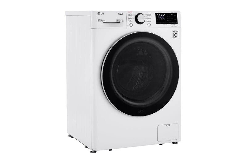 LG 2.4 Cu. Ft. Smart Wi-fi Enabled Compact Front Load Washer With Built-in Intelligence - White (WM1455HWA)