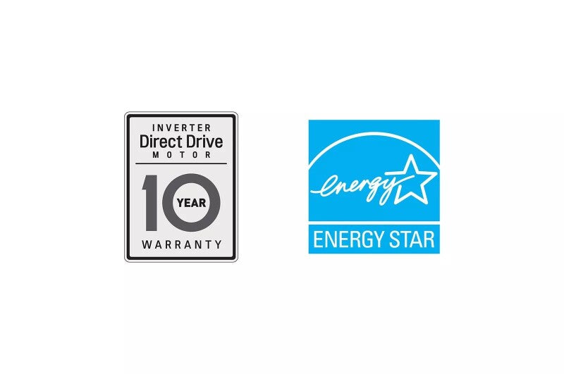 LG 2.4 cu.ft. Smart wi-fi Enabled Compact Front Load Washer with Built-In Intelligence - (WM1455HWA)