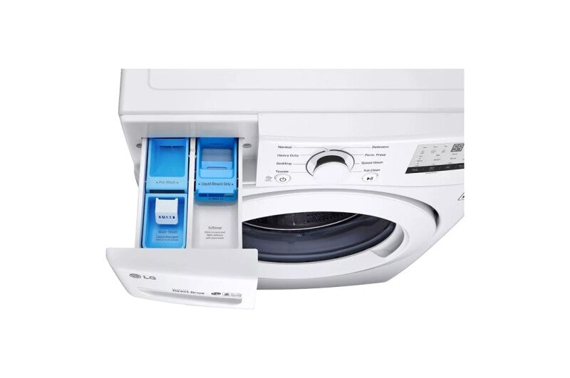 LG 4.5 Cu. Ft. Ultra Large Front Load Washer - White (WM3400CW)