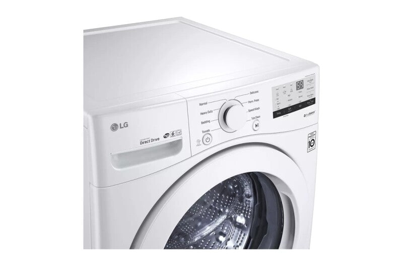 LG 4.5 Cu. Ft. Ultra Large Front Load Washer - White (WM3400CW)